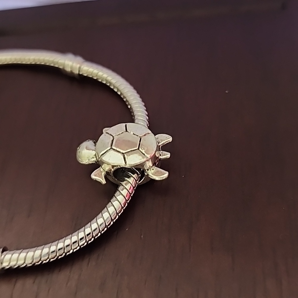 TURTLE Charm for European Style Bracelets Tibeten alloys - Picture 3 of 5